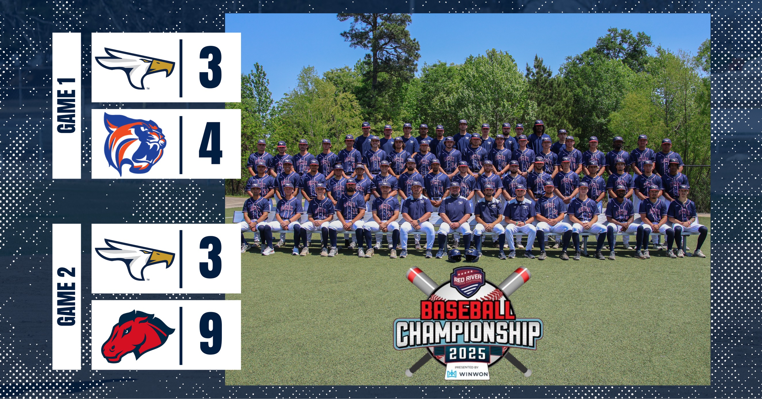 Eagles Fall in RRAC Tournament, Concludes Season at 34-18