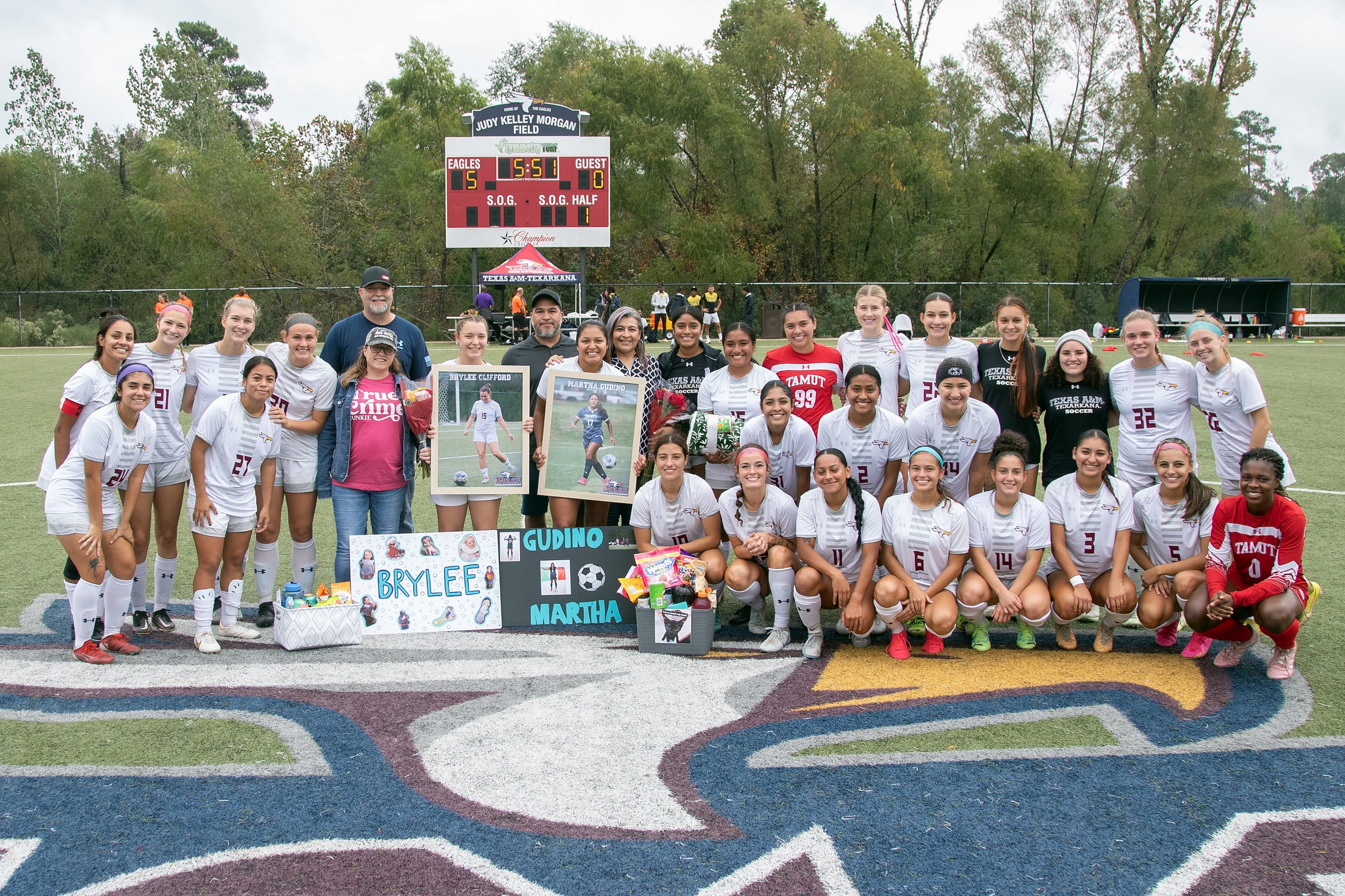 Eagles celebrate Senior Day with 12-goal outing